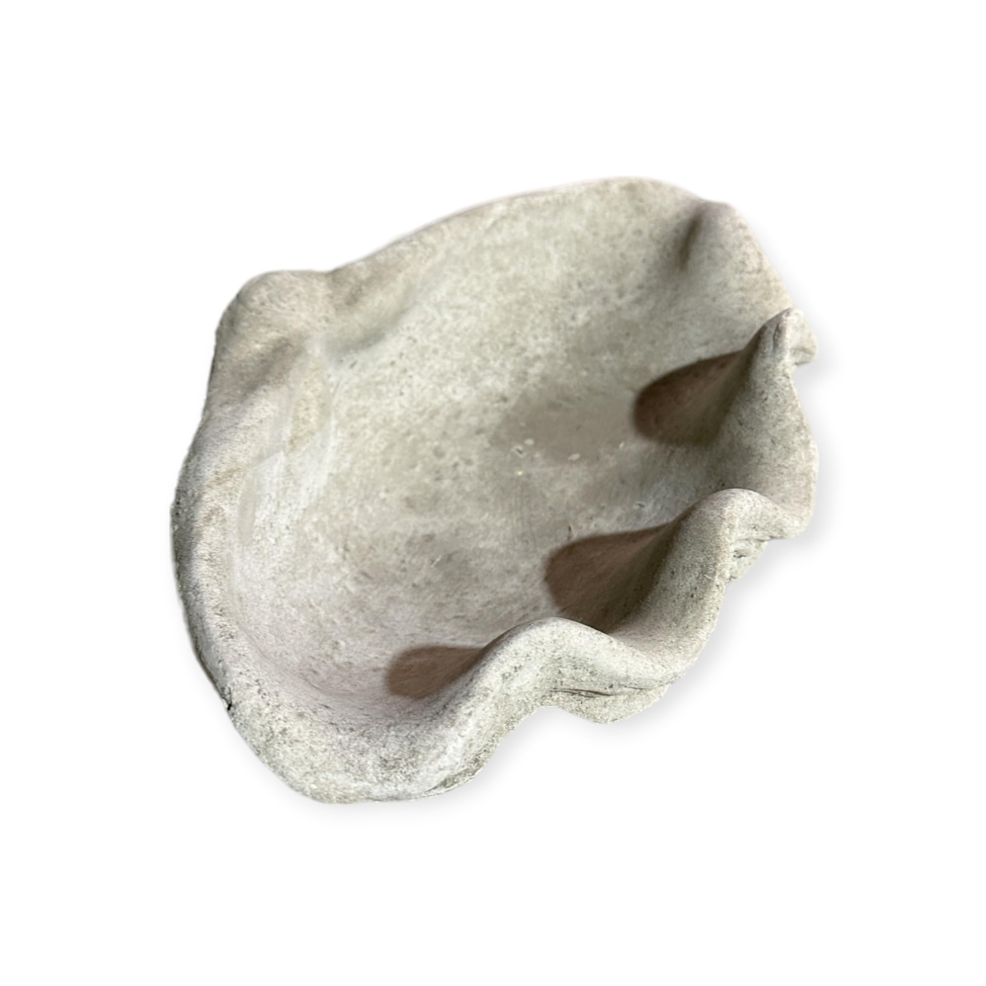 Vorstbestendig Vogelbad Schelp OriginalPaul Vogelbad In Schelpvorm - Handgemaakt Van Vorstbestendig Beton, 13x39x26 Cm Vogelbad Voor In De Tuin