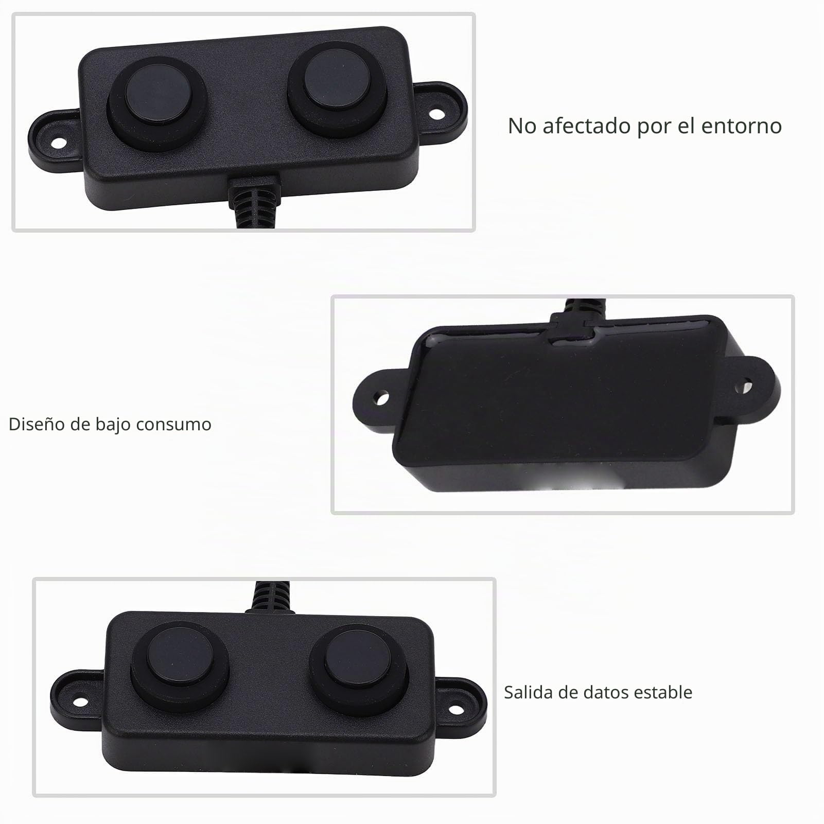 Sensor Ultrasónico a Prueba de Agua, Sensor de Distancia Ultrasónico DC3.3V-5V IP67 Protección a Prueba de Agua Detector de Vehículos Sensor de Ocupación Automático, Ultrasónico