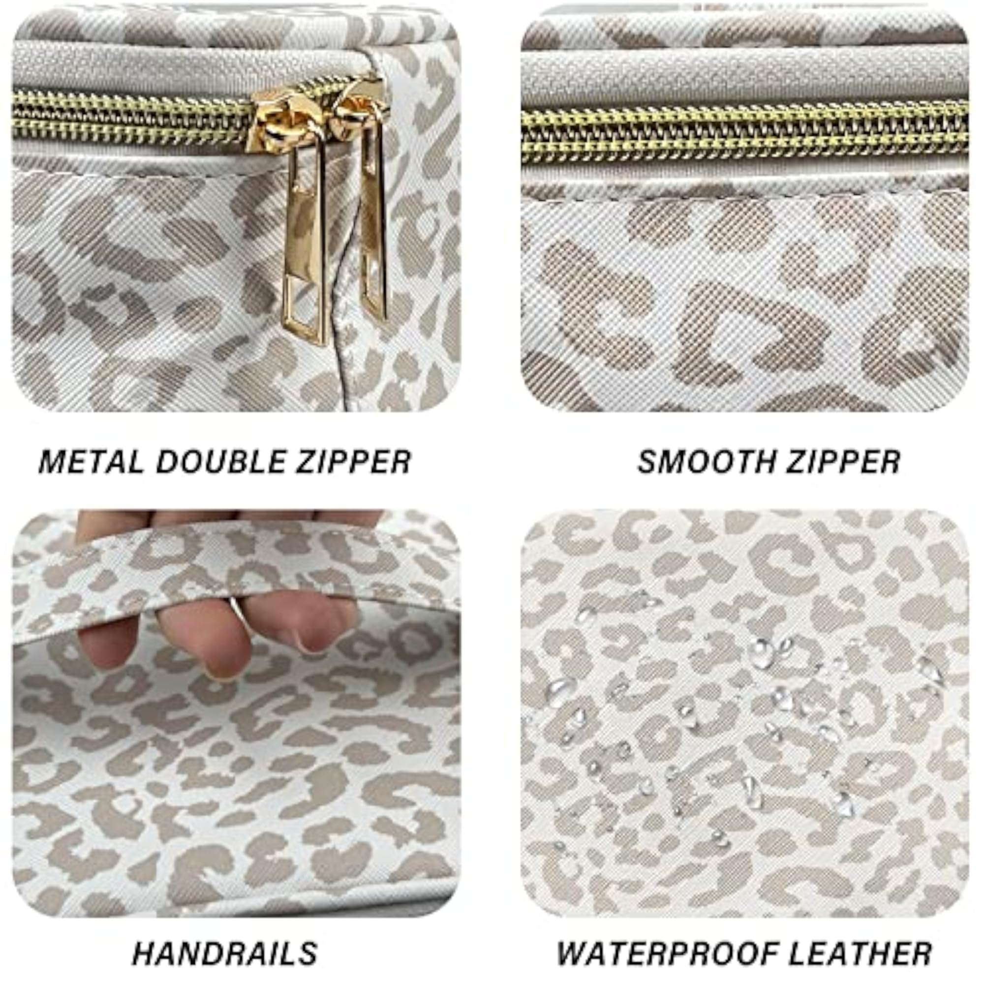 3Pcs Makeup Bag, Travel Makeup Bag for Women