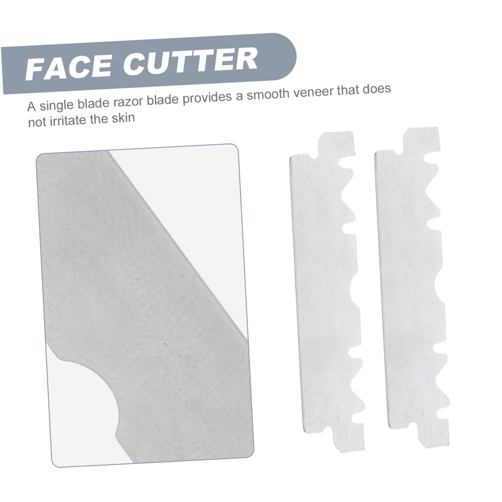 VICASKY 4 Ensembles Lame De Rasoir Rasoirs Seul Coiffeur Rasoir À Lame Unique Razors Pour Hommes Pour Le Rasage Rasoir Unique Revêtement De Surface : Chrome Et Téflon 100 Pièces * 4