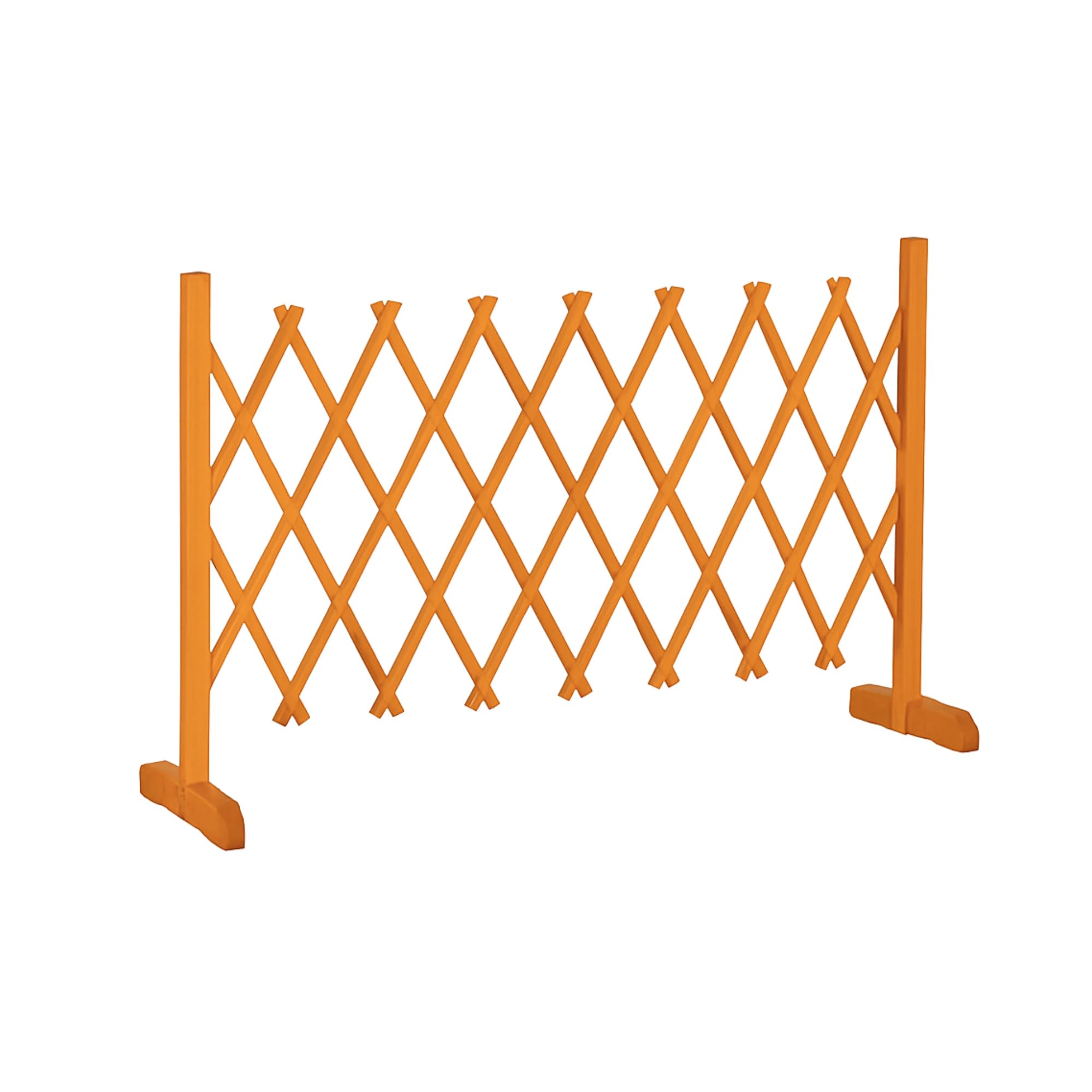 Staccionata in Legno Estensibile 120x120-200cm, Recinto a Rombo per Giardino ideale per Giardino, Bar, Ristoranti e Centri Commerciali – Divisorio Salvaspazio e Resistente