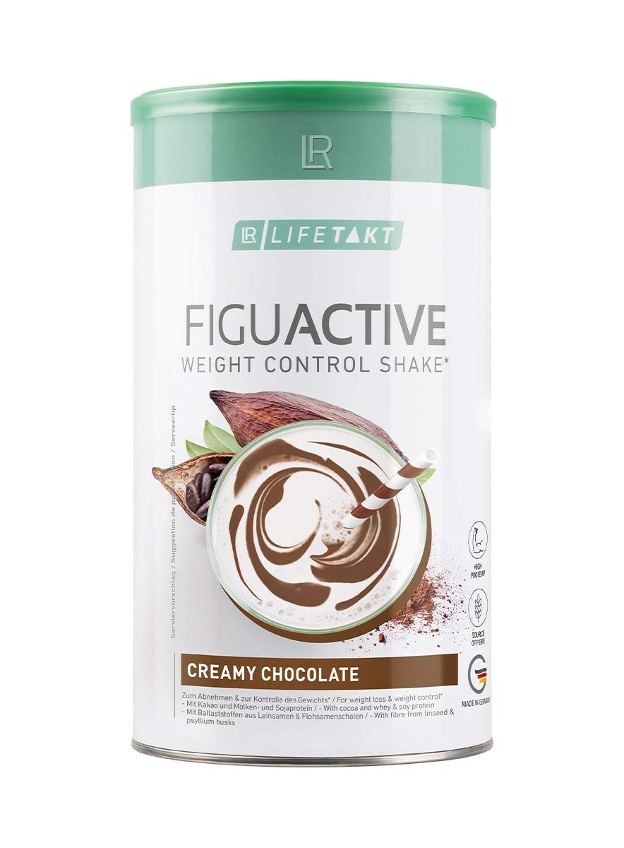 LR Figuactiv Shake Creamy Chocolate Substitut alimentaire - Boîte de 512 g