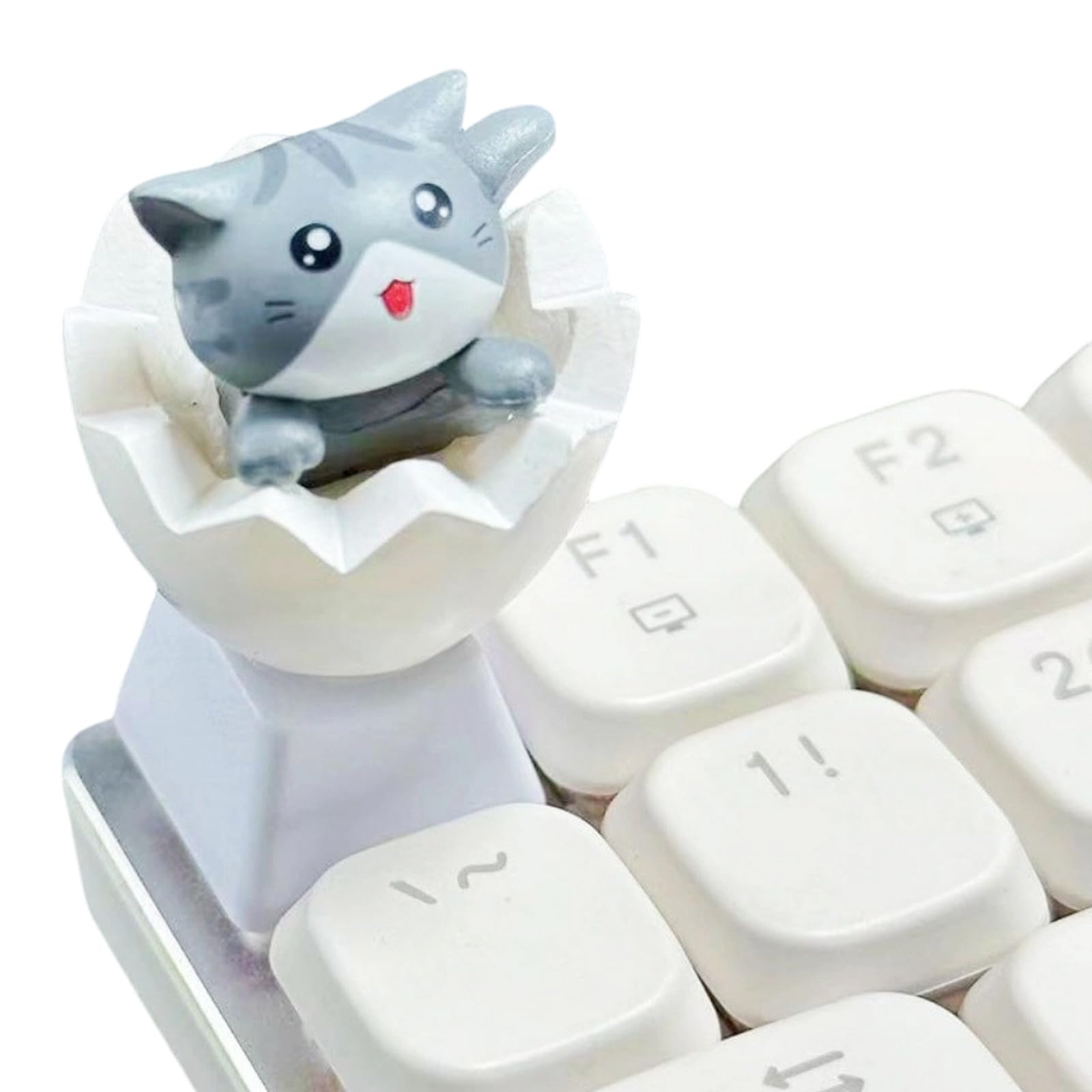 Maxtonser Lovely Kitten And Dog Keycaps For Mechanical Keyboard Customization Keycap Smooth And Durability