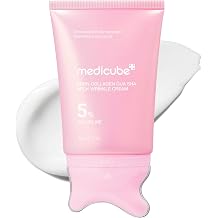 medicube PDRN Collagen Gua Sha Neck Wrinkle Cream | Built-In Gua Sha Massager with Volufiline 5% | Firming, Contour Care for the Look of Fine Lines, Jawline, Neck, D&eacute;collet&eacute; | Korean Skincare, 3.17 oz