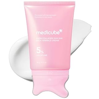 medicube PDRN Collagen Gua Sha Neck Wrinkle Cream - Firming, Contour Care - Amazon product rated Grade A