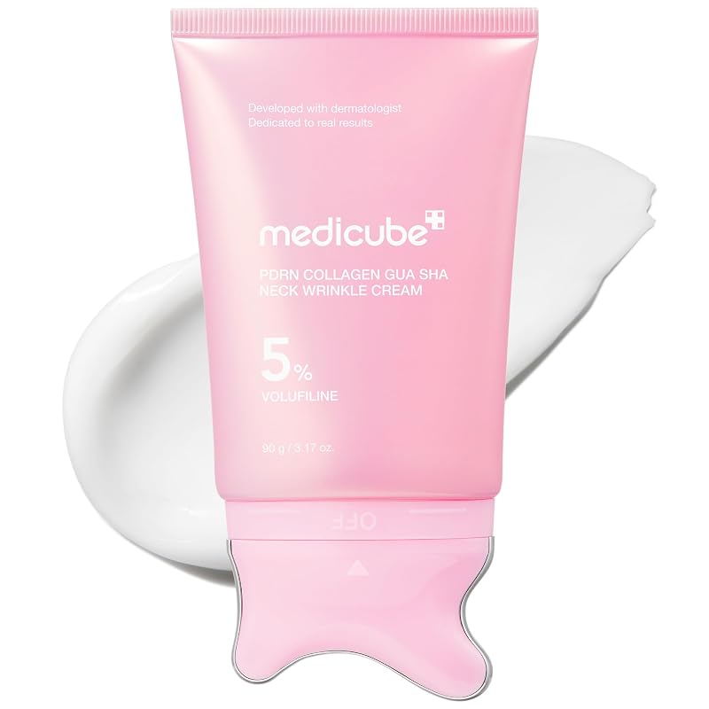 Creme para pescoço medicube com aplicador gua sha