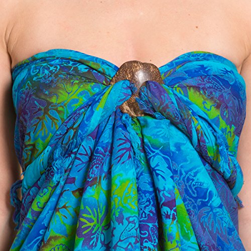 PANASIAM Schal B012 Blue green, XL