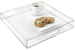 Premium Acrylic 16x16 Rectangular Serving Tray