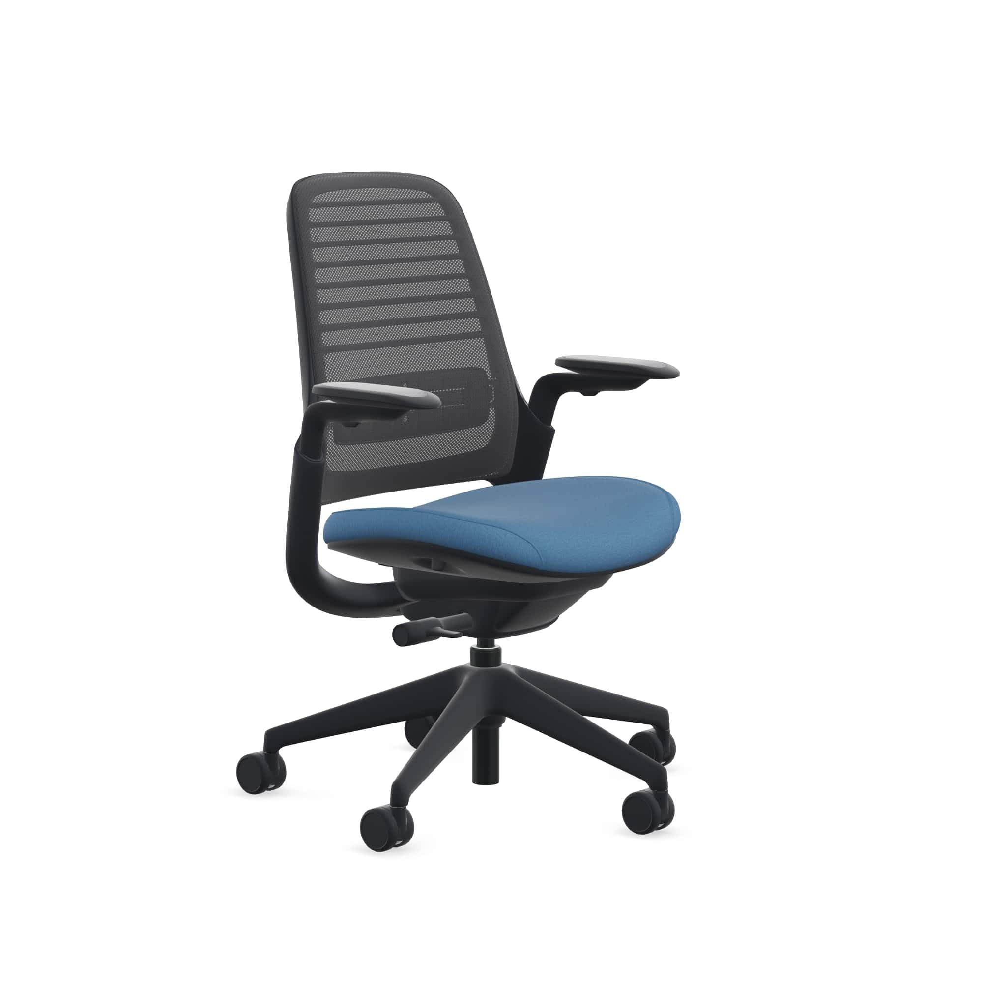 Steelcase Series 1 Office Chair - Ergonomic Work Chair with Wheels for Carpet - Helps Support Productivity - Weight-Activated Controls, Back & Arm