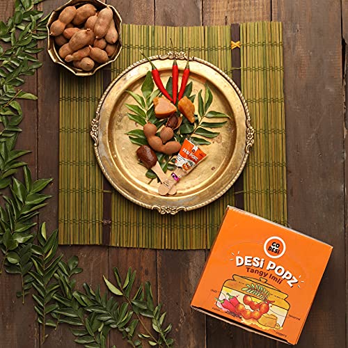 Image of GO DESi Imli Pop Tamarind & Jaggery Candy| Tangy Imli | Imli Candy | Lollipop | Digestive Candy | (50 Piece), 450 gm & Dried Sweet Amla Bites & Lemon Chaat (Pack of 10), 240gm