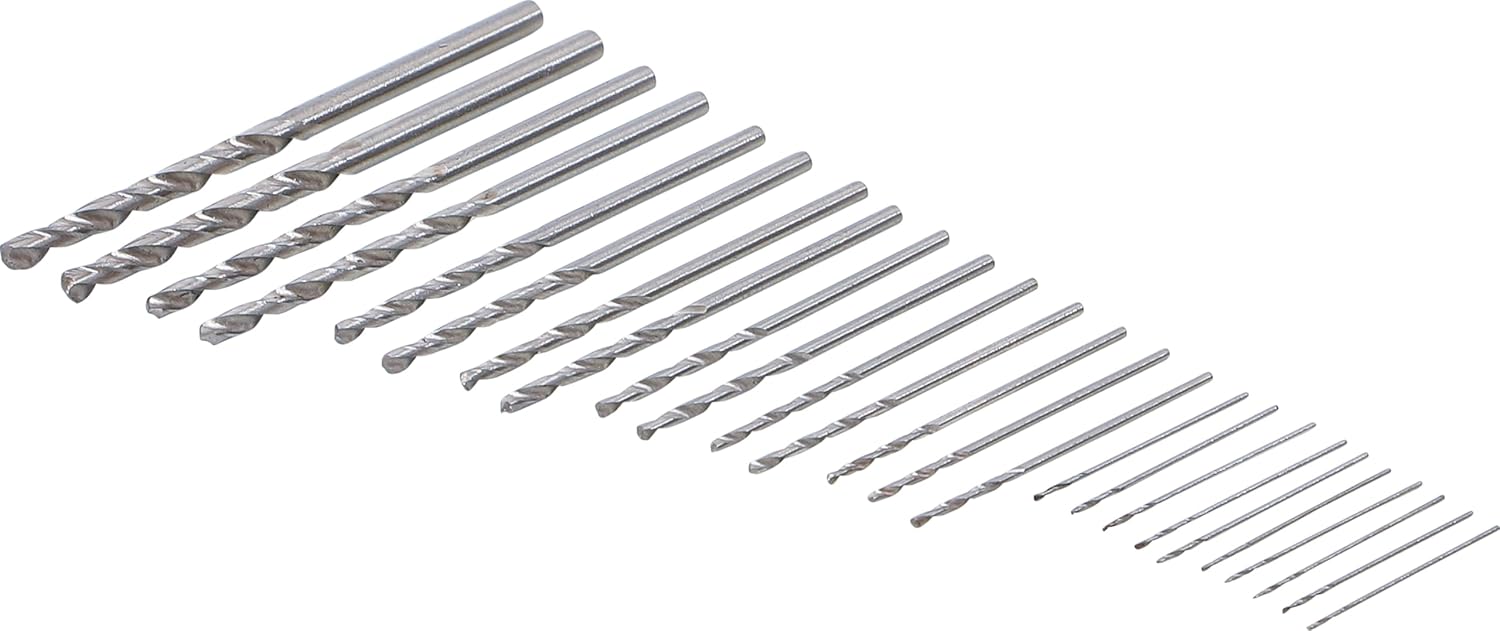 BGS 2023 | HSS Mini Drill Set | 0.5-3.0 mm | 25 pcs.