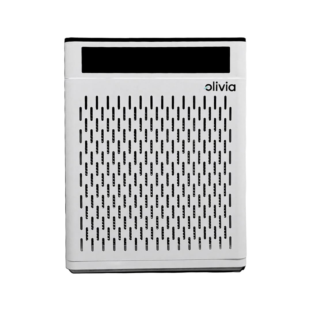 Olivia 300 Air Purifier for Home & Office | True HEPA & Activated Carbon Filter | Removes PM2.5, Dust, Allergens, Odors, Pet Dander, Smoke | Ultra-Quiet 30dB | Covers 300 Sq Ft | Touch Control | White-image-31