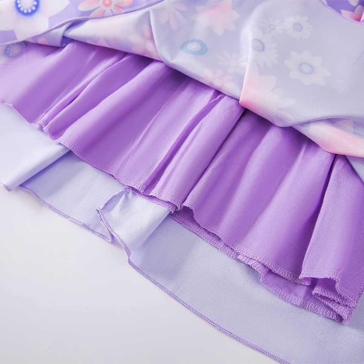 Miniatura 6 de Akokvlar Vestido de disfraz de princesa para niñas conjunto de disfraces de princesa para Halloween