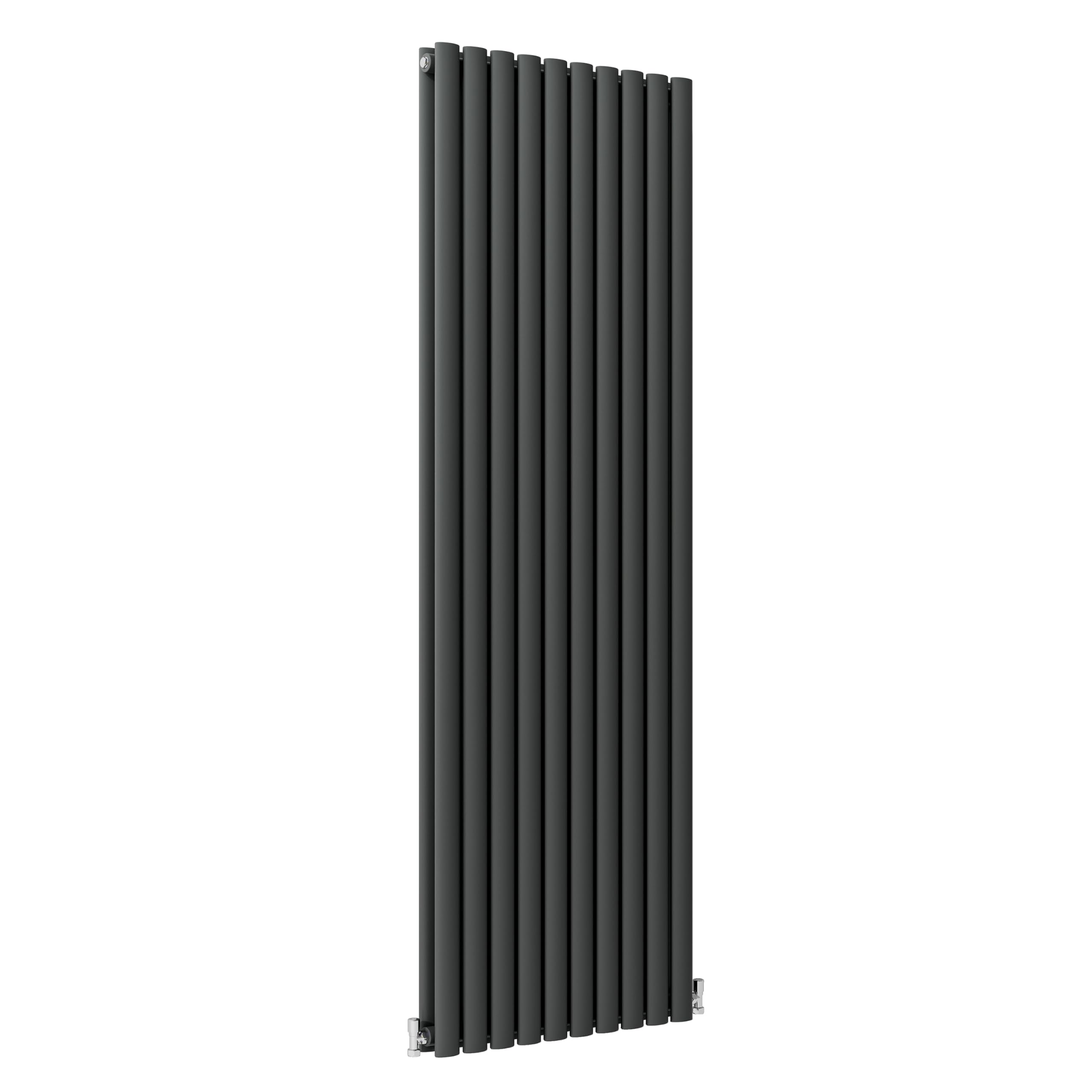 Sline Sanitary Anthracite Oval Column Radiator, 1800×590Mm