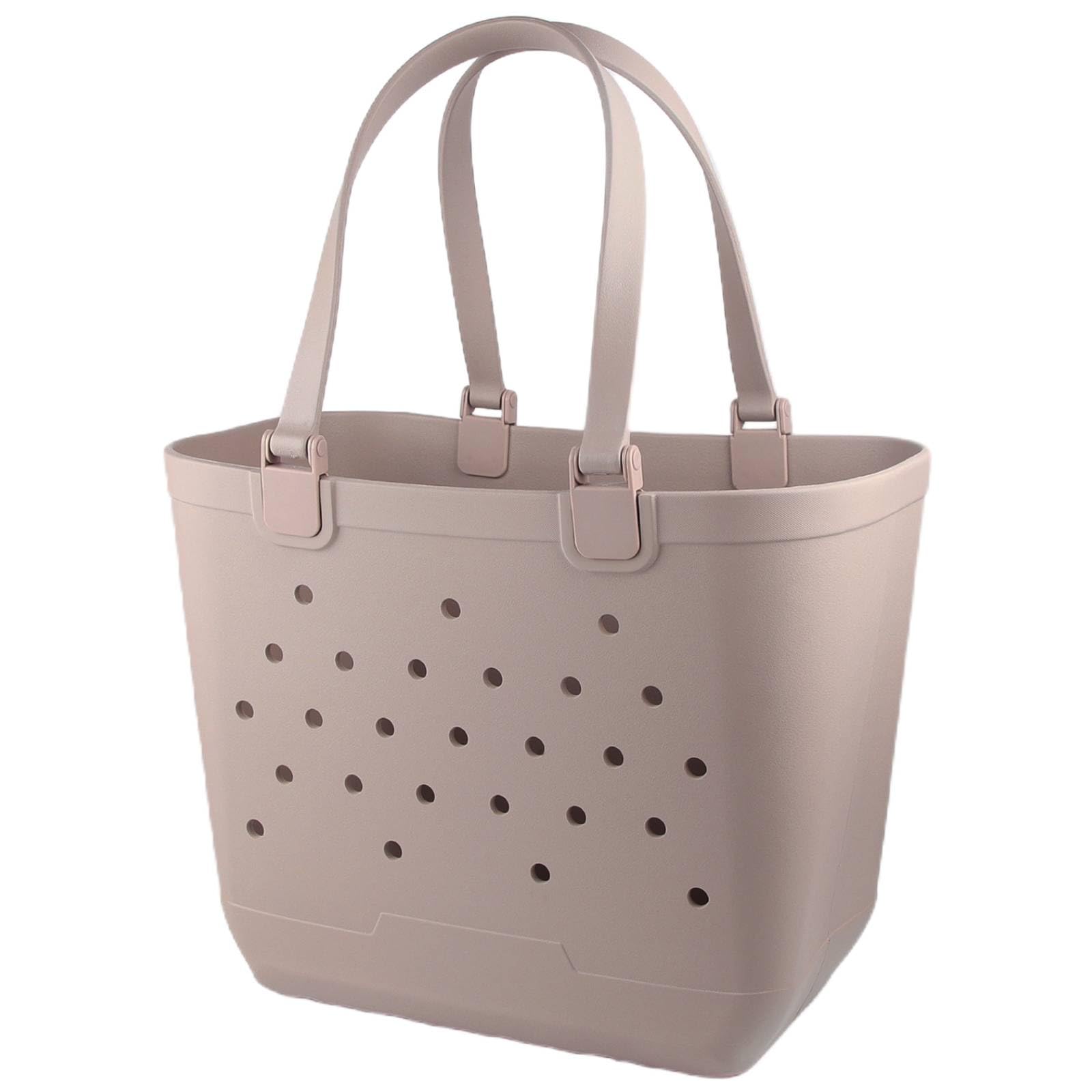 Beach Tote Bag, Waterproof Sandproof Rubber Beach Tote Bags For Women