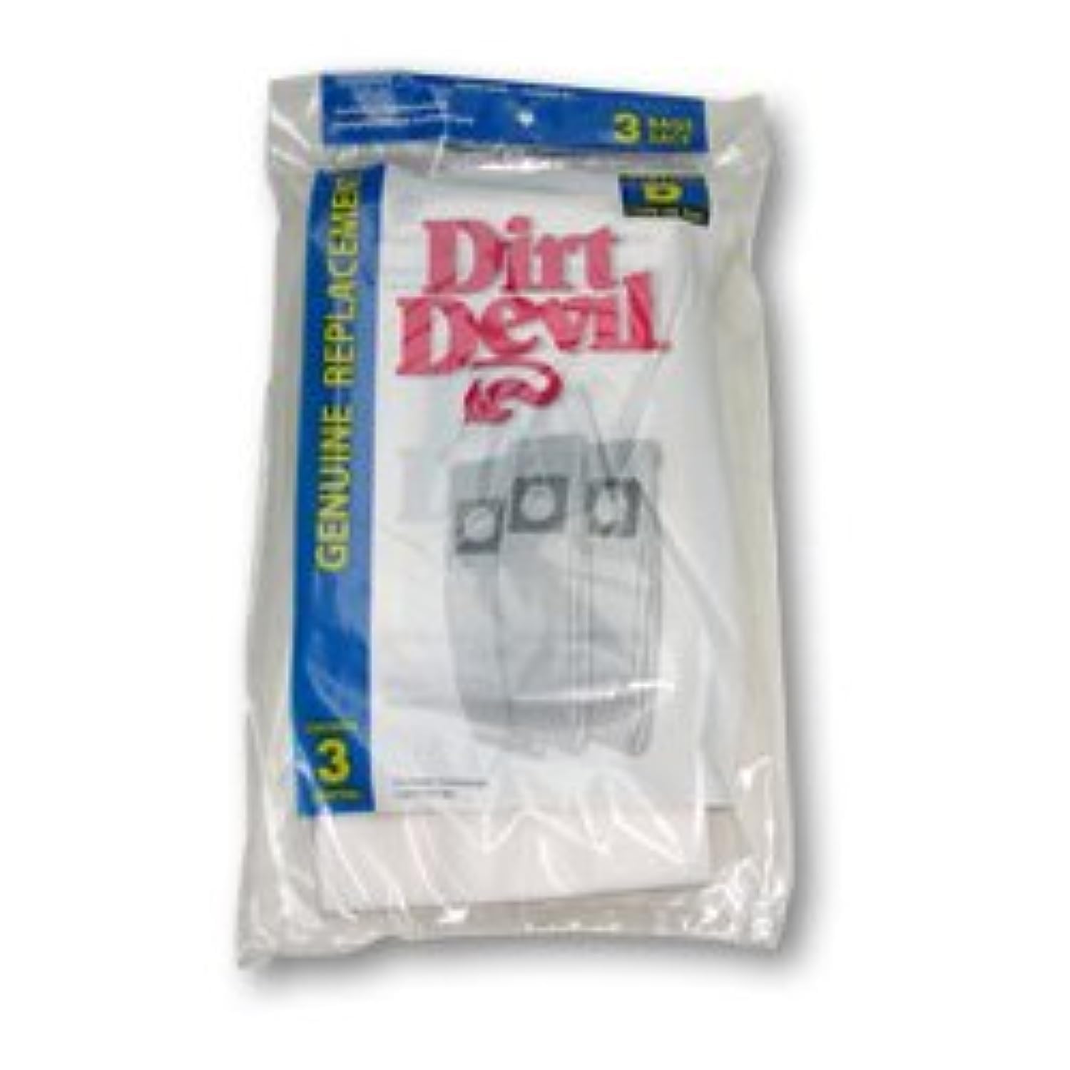 Dirt Devil Type D Bag 3 Pack (PN 3-670147-001)