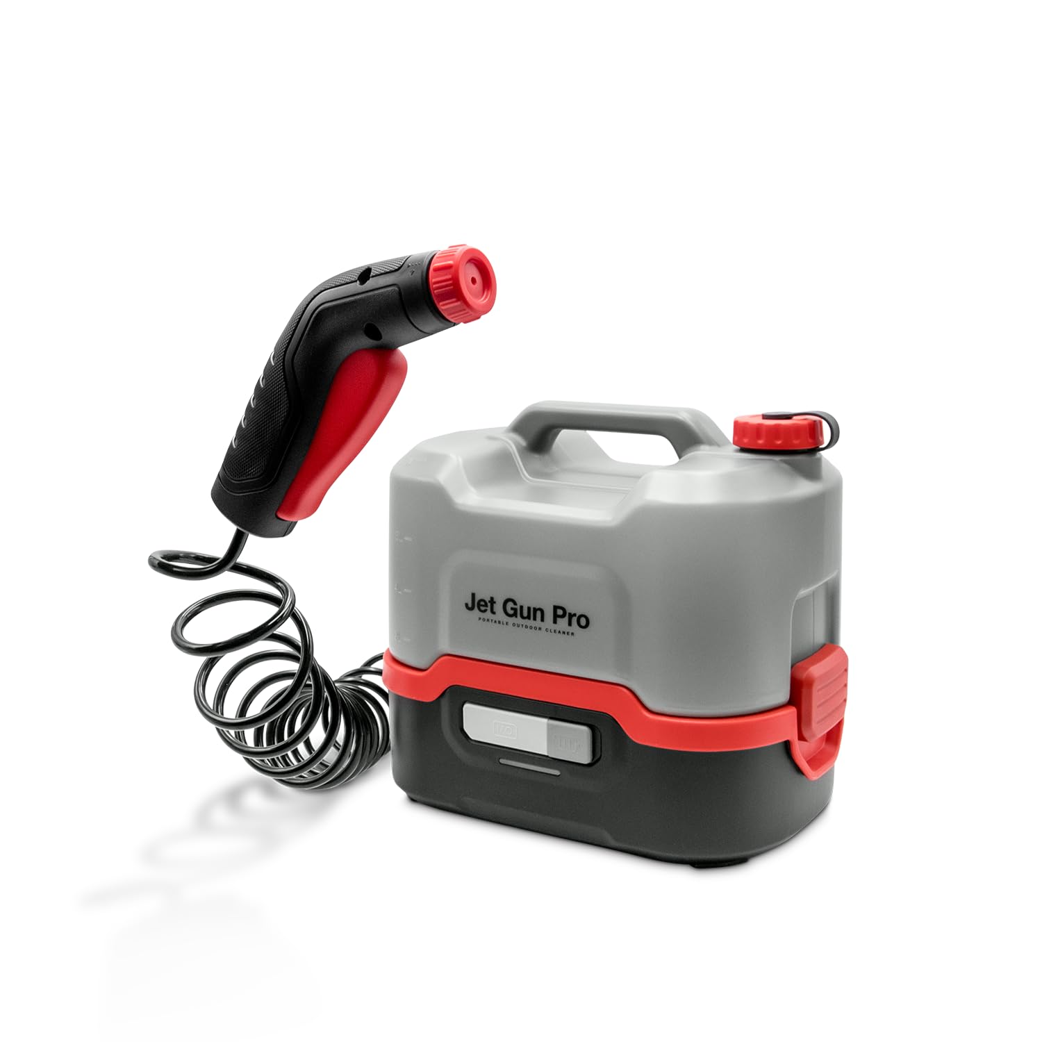 ERRECOM JET GUN PRO Portable High Pressure Cleaner for Air Conditioning Units, 8 L Water Tank, 3 m Spiral Hose, 2.1 kg