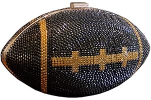 Women Basketball Rhinestone Football Purse Perfect for a Touchdown!