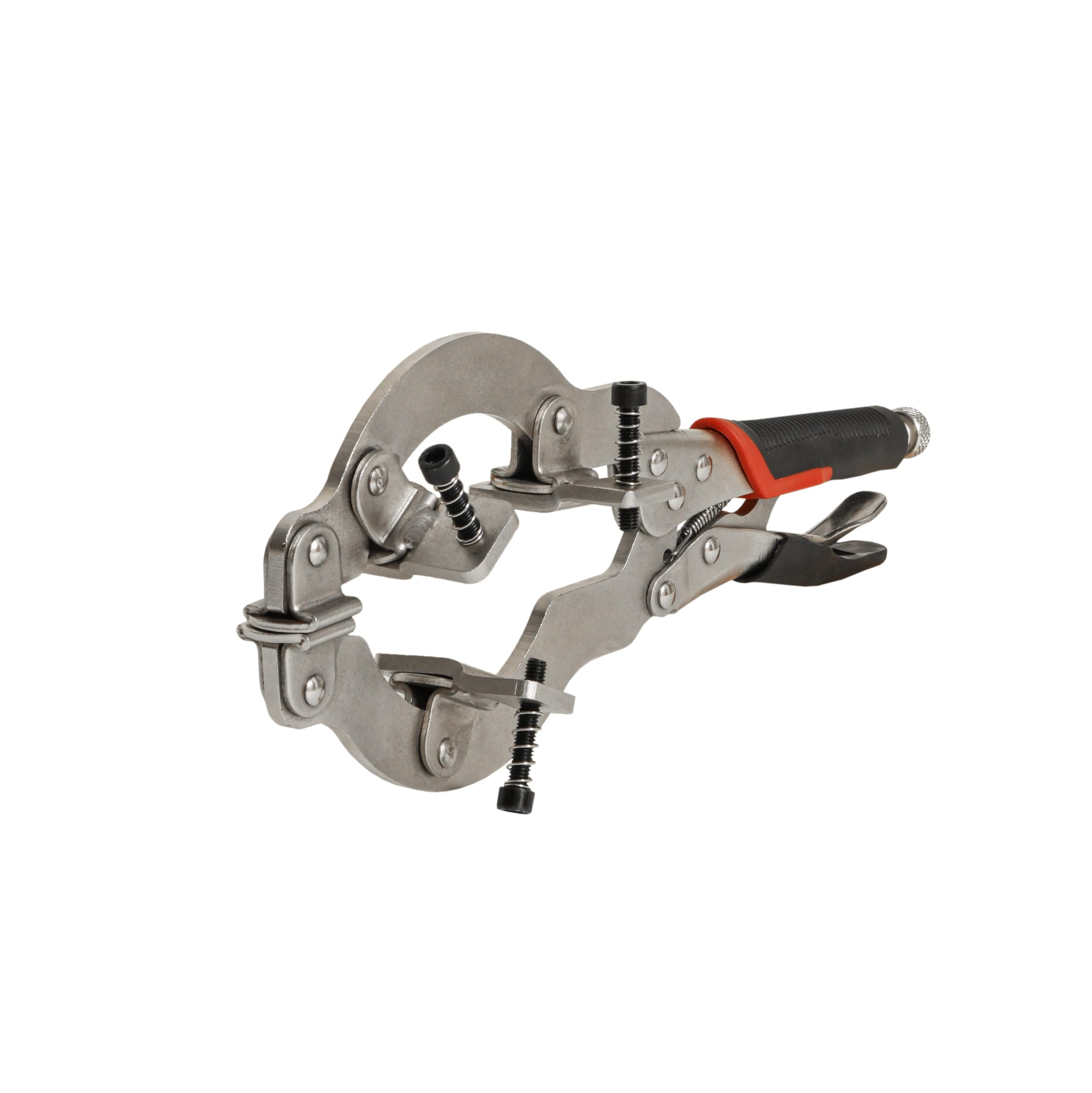 Xiao & Dao Pro Locking C-Clamp,Pipe and Tube Clamp With 3 Pads,2 to 4 in,Steel Pipe Alignment Tool 13'' (1-pack) (1) — Amazon image 4
