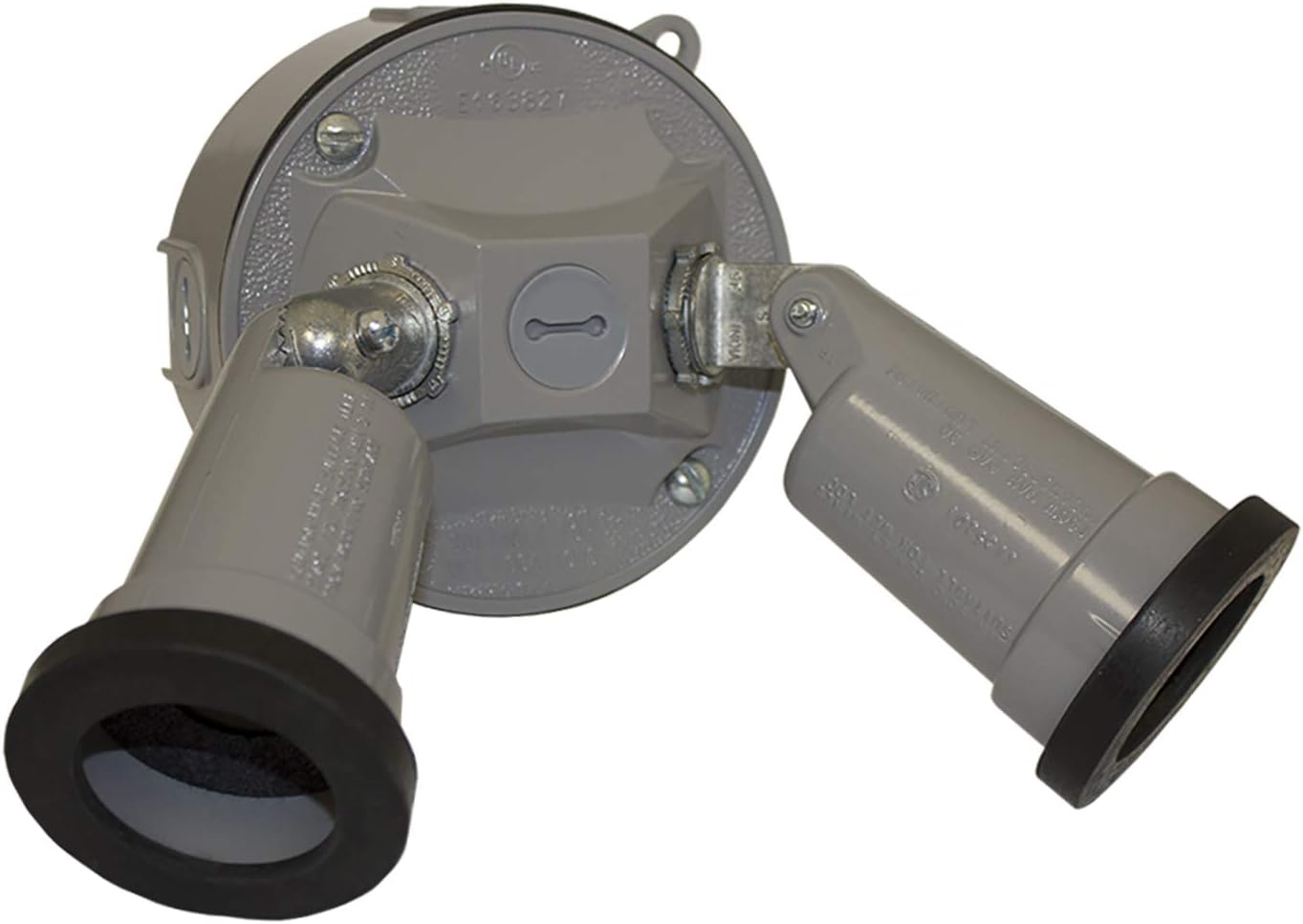 Sigma Engineered Solutions 16795 Weatherproof Floodlight Kit, Round, Gray