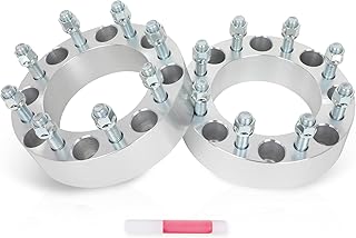 SCITOO 2Pcs 8x170 to 8x6.5 Wheel Adapters 2 inch Bore 126mm Studs 14x1.5 8 Lug Wheel Spacers No Hubcentric Fit for Ford for F-350 Super Duty 2003-2022,for Ford for F-250 Super Duty 2003-2022