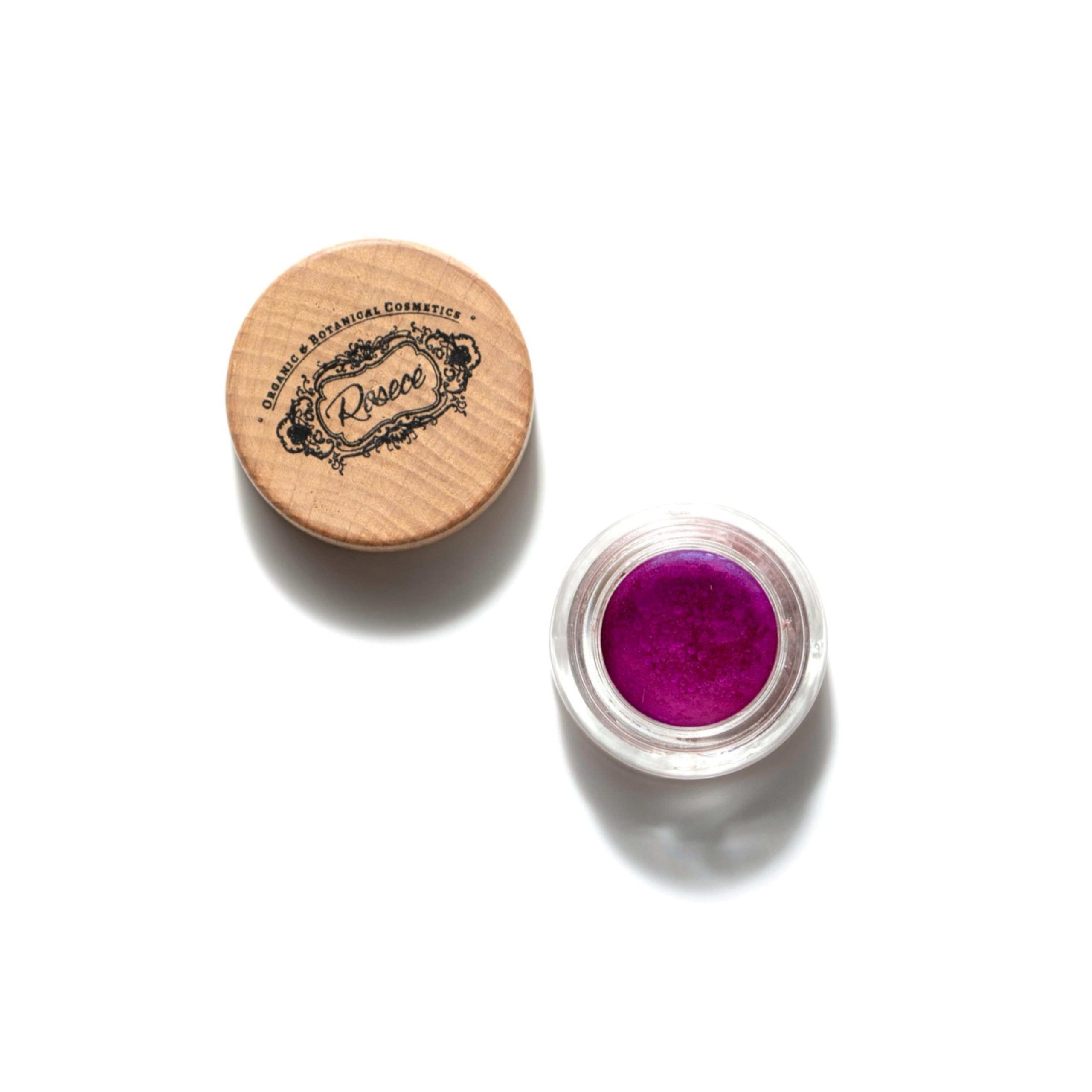 ROSECE - 2-in-1 Cream Cheek Blush + Lip Color | Natural Mineral pigment | Soft Lips with natural oils and Vitamin E | 100% Plant ingredients, Vegan (Fuchsia Pink/Iridescent-Fluorite, 0.25fl oz)