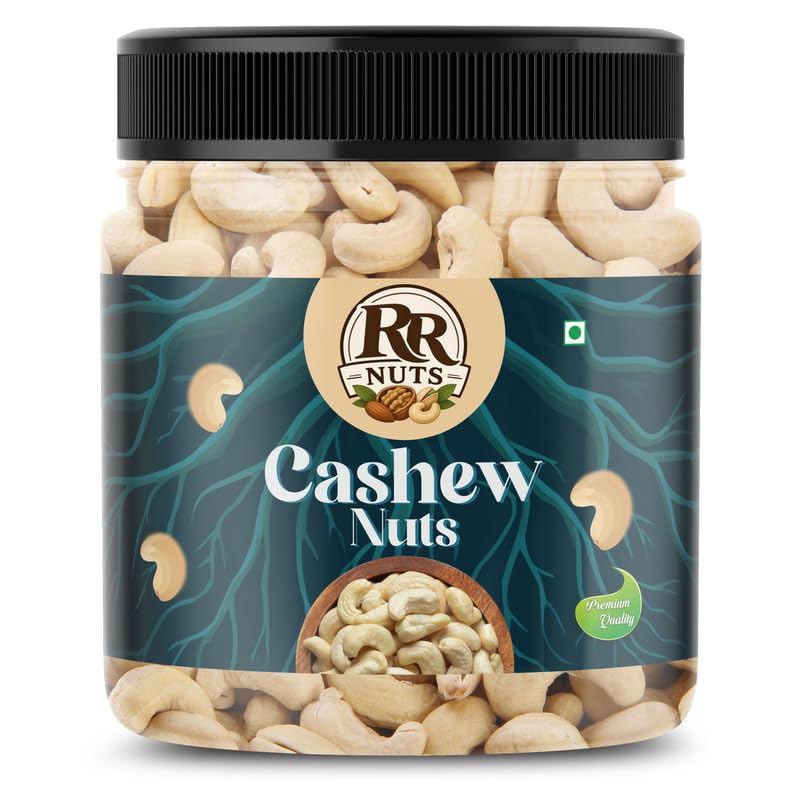 Image of RR NUTS Whole Cashews 100gm| Dry Fruits, Kaju, Healthy Snacks | Unsalted Cashew Nuts | Crunchy, Nutritious & Delicious Nuts | Rich in Protein, Magnesium & Phosphorus