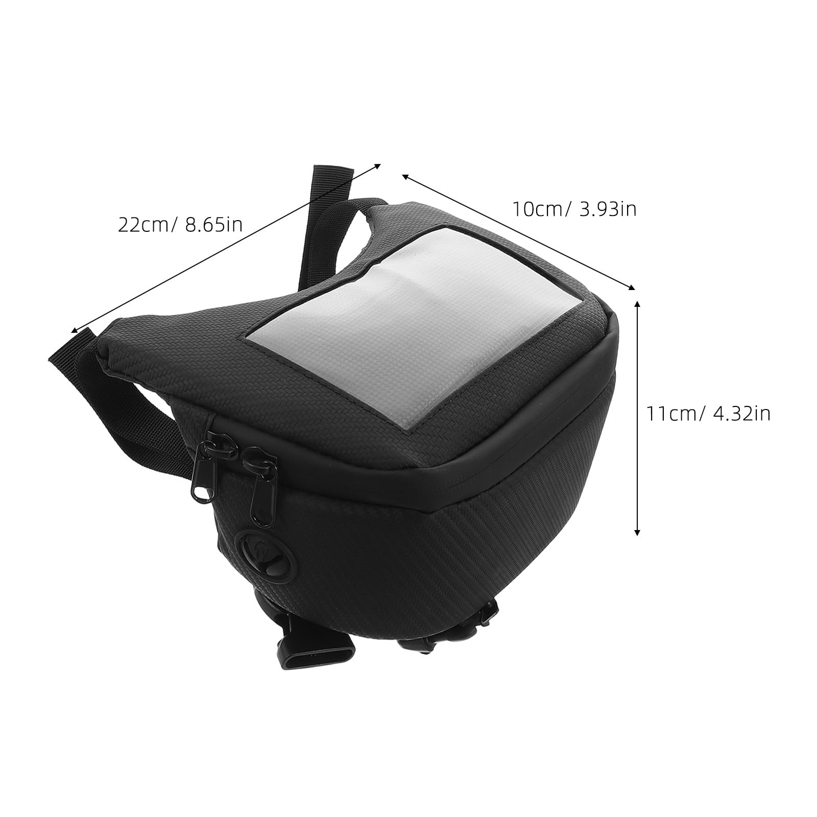 Sacoche Grosse Capacité Étanche pour Scooter et Moto de Guidon