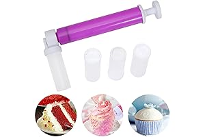 Manual Airbrush for Decorating Cakes, DIY Baking Cake Airbrush Pump for Cakes...