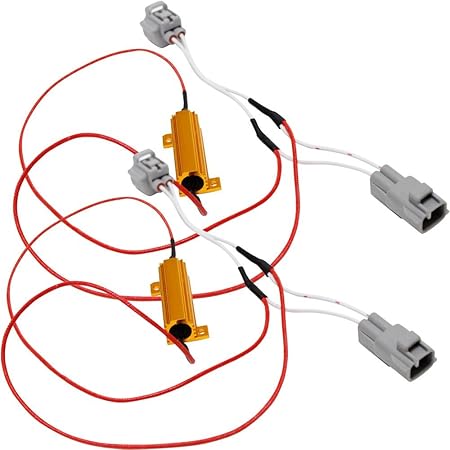 Amazon Gbt トヨタ車種 汎用 ワンタッチ式 ハイフラキャンセラー 2個セット ハイフラ防止 純正カプラーの間に割り込ませるだけ ウィンカー サイドマーカー 車 バイク