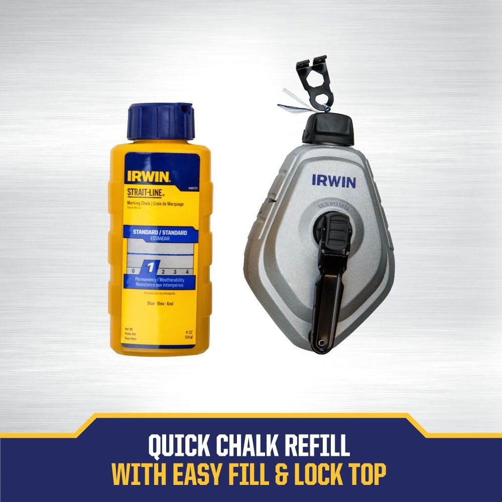 Irwin Mach6 Strait-Line Chalk Reel With Blue Chalk — Amazon image 3