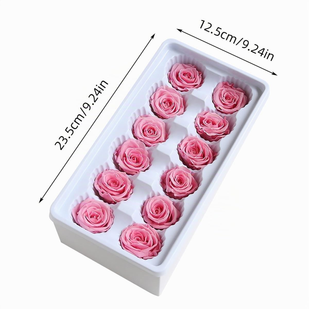 Fiore Eterno 12 Pezzi Rose Stabilizzate 3.5Cm Decorazioni Matrimonio Accessori Bouquet Per Bomboniere E Allestimenti Festa