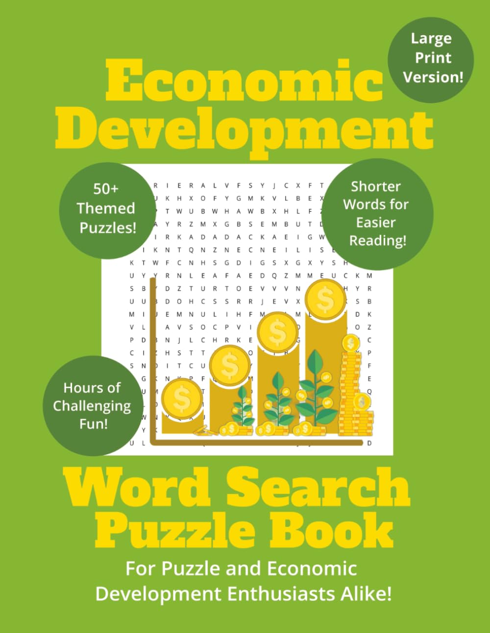 Economic Development Word Search Puzzle Book (International Development Themed Word Search Puzzle Books)