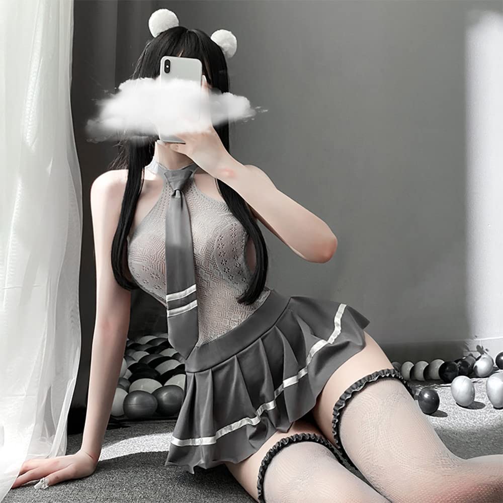 Uniforme de colegiala japonesa para cosplay con perspectiva de tentación, lindo anime, traje de marinero, lencería sexy