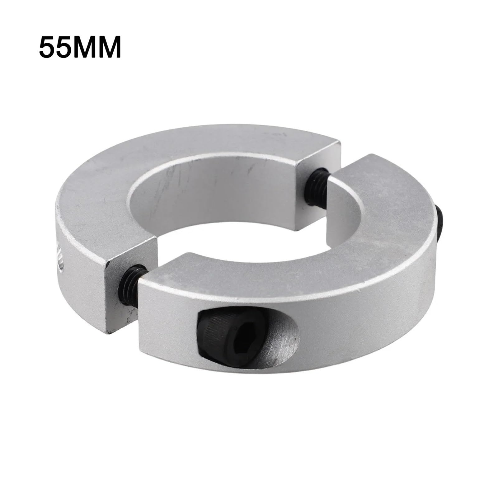Collarín de eje para guía lineal, Abrazadera de eje doble dividido Plata 45 mm-60 mm(60mm)