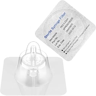 Biomed Scientific Sterile Syringe Filter, Sterile Individually Packed, PES Membrane 0.22Um Pore Size, 13Mm Membrane Diameter, Sterile Syringe Filter with Hydrophilic PES Membrane