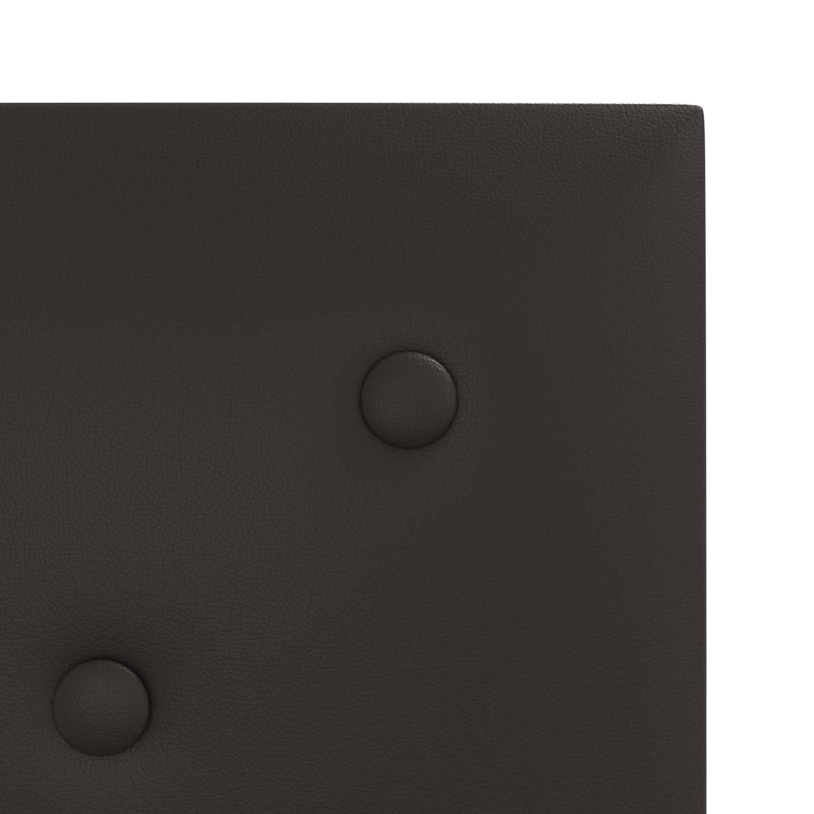 Juego de 12 cabezales de pared, paneles acolchados de 30 x 30 cm para cama y pared, piel sintética negra, tapicería modular para dormitorio moderno, paneles rectangulares para decoración de