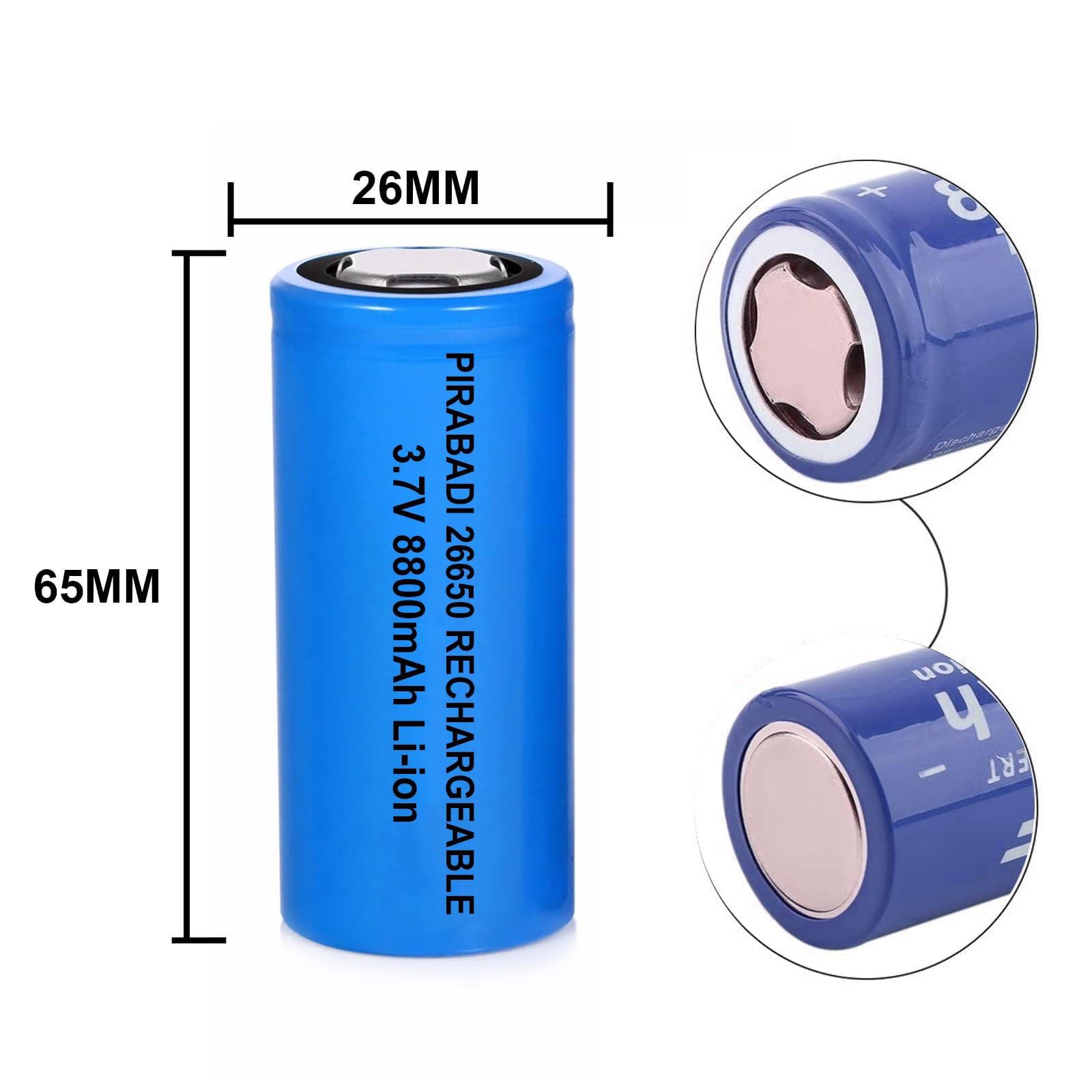 Piles Aa Rechargeables Goldtop Pro, Haute Capacité 2800 Mah, Piles Nimh