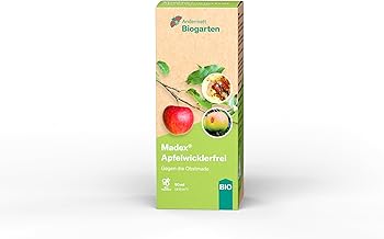 ANDERMATT BIOGARTEN MADEX® Apfelwicklerfrei - 100% biologische Bekämpfung gegen Apfelwickler-Larven, schützt Kernobst vor Obstmaden, nachhaltig, unschädlich für Bienen & Nützlinge - 50ml