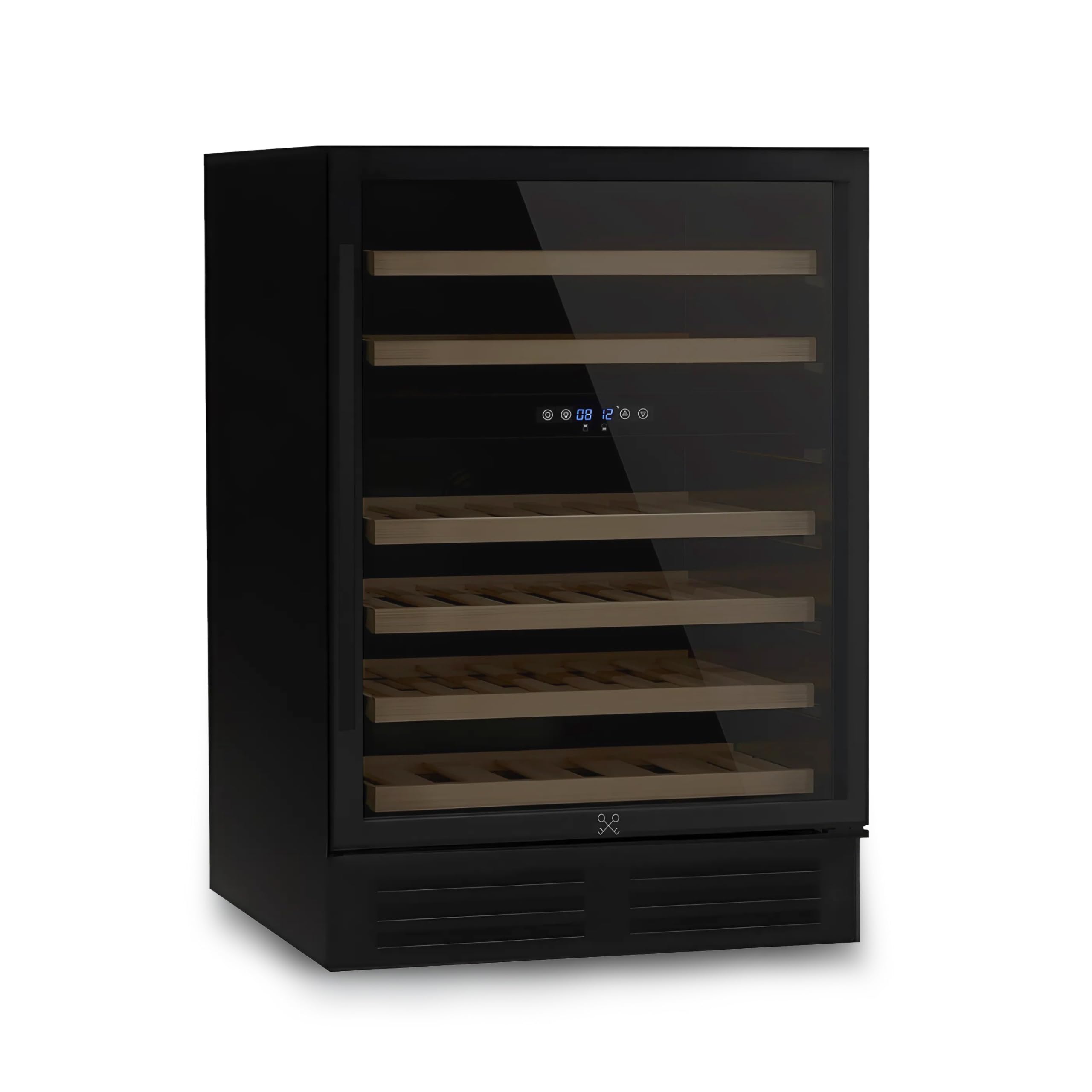 LES PETITS CHAMPS Cantinetta Vino Dual Zone CAVCEDB46 Nero - 46 Bottiglie