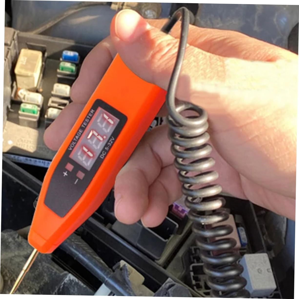 Ciieeo 5 Stück Spannungsteststift USB prüfen Spannungsprüfer Automobil Sicherungstester digital Leistungstester Sicherungsprüferauto Continuity -Tester für Fahrzeugkreislauf elektronisch