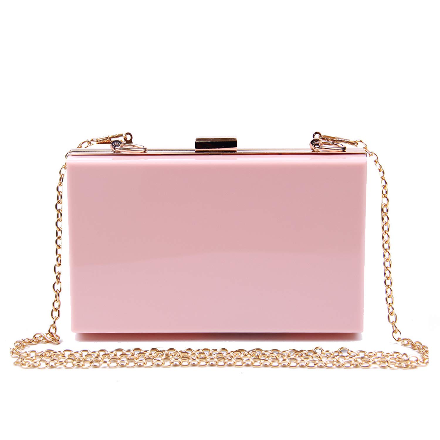 EVEOUT Mujeres Acrílico Moda Transparente Embragues de la Noche Caja Transparente Bolso de la Jalea de la Cruz del Cuerpo del Bolso del Monedero de Las Señoras Regalo