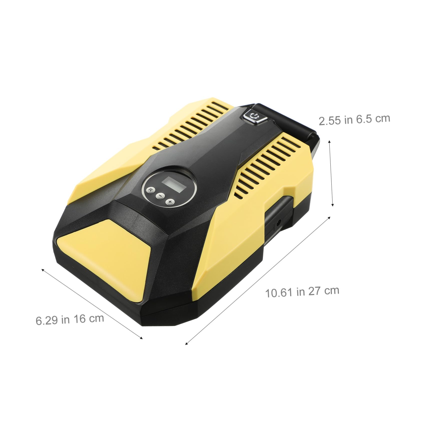 Inflador Neumáticos Digital Cilindros Portátil con Manómetro Pantalla LED Apagado Automático para Coches Seguridad y Precisión Presión de Ruedas