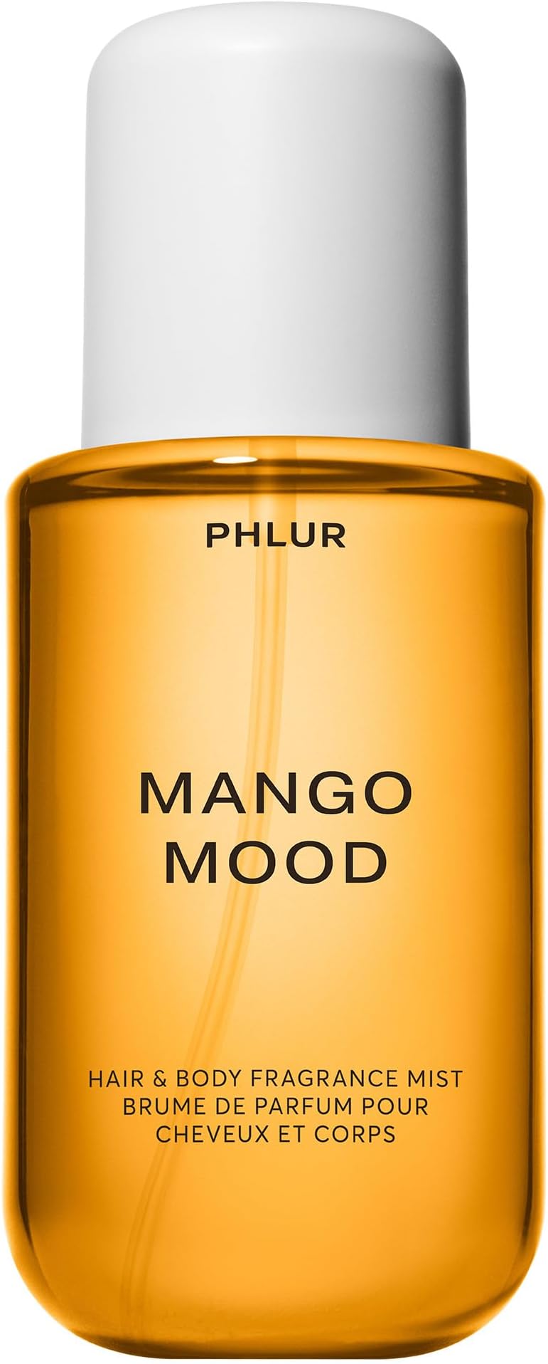 PHLUR Mango Mood Body Mist, 8 Fl Oz - Hair and Body Perfume for Women, Mango, Black Currant & Pink Pepper Body Spray with Vanilla Elixir, Brown Sugar & Patchouli Fragrance