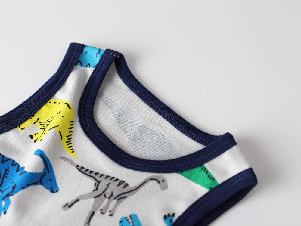 HUAER& Kleinkinder Jungen 2–3 Pack Tank Tops - Mehrfarbig - 3 Jahre (Höhe 100 cm)