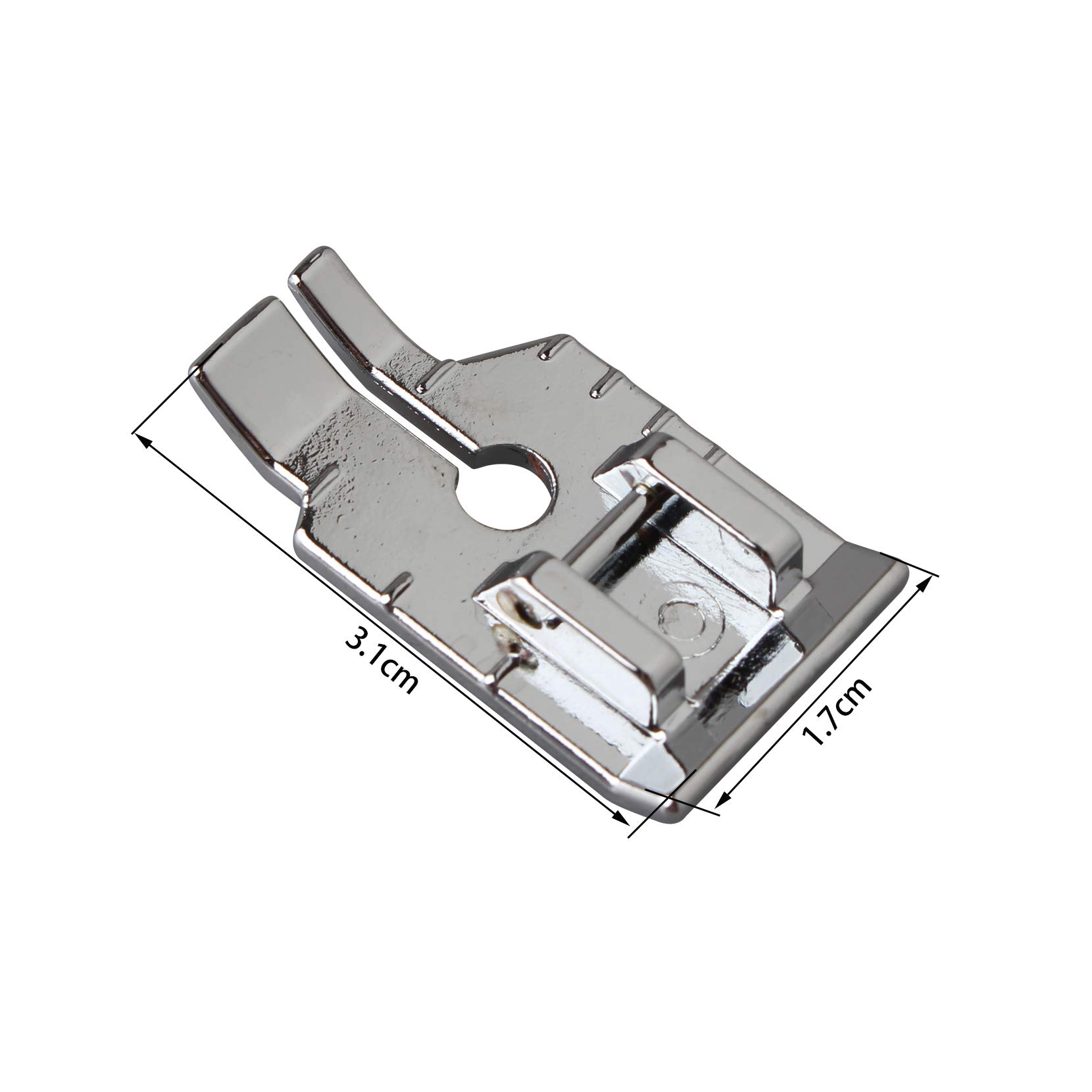 Jopto 1/4"(Quarter inch) Quilting Patchwork Sewing Machine Presser Foot