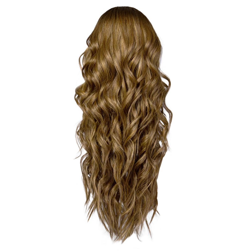 Hairdo Thrill Seeker Long Layered Tousled Waves Wig by Hairuwear, Average Cap, SS25 Rooted Ginger Blonde