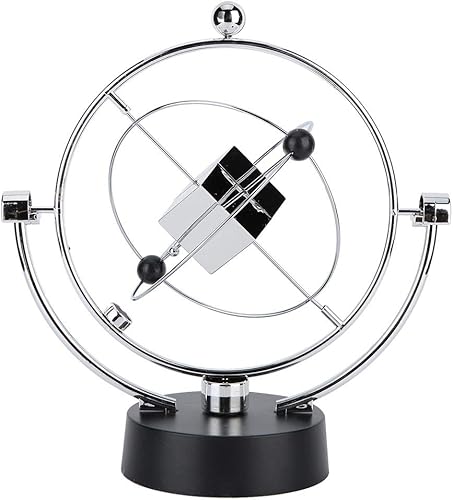 Pilipane Kinetic Orbital Craft, columpio magnético cinético orbital artesanal electrónico Swing Ball Desk Newton Pendulum Office Home Adornos