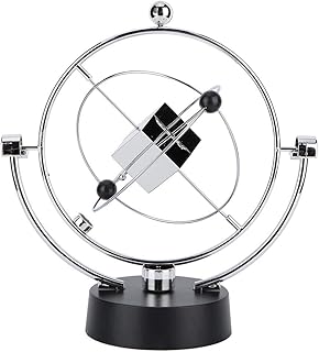 Pilipane Kinetic Orbital Craft, Magnetic Swing Kinetic Orbital Craft Electronic Swing Ball Desk Newton Pendulum Office Home Ornaments Decor Desktop Toys Desk Decoration