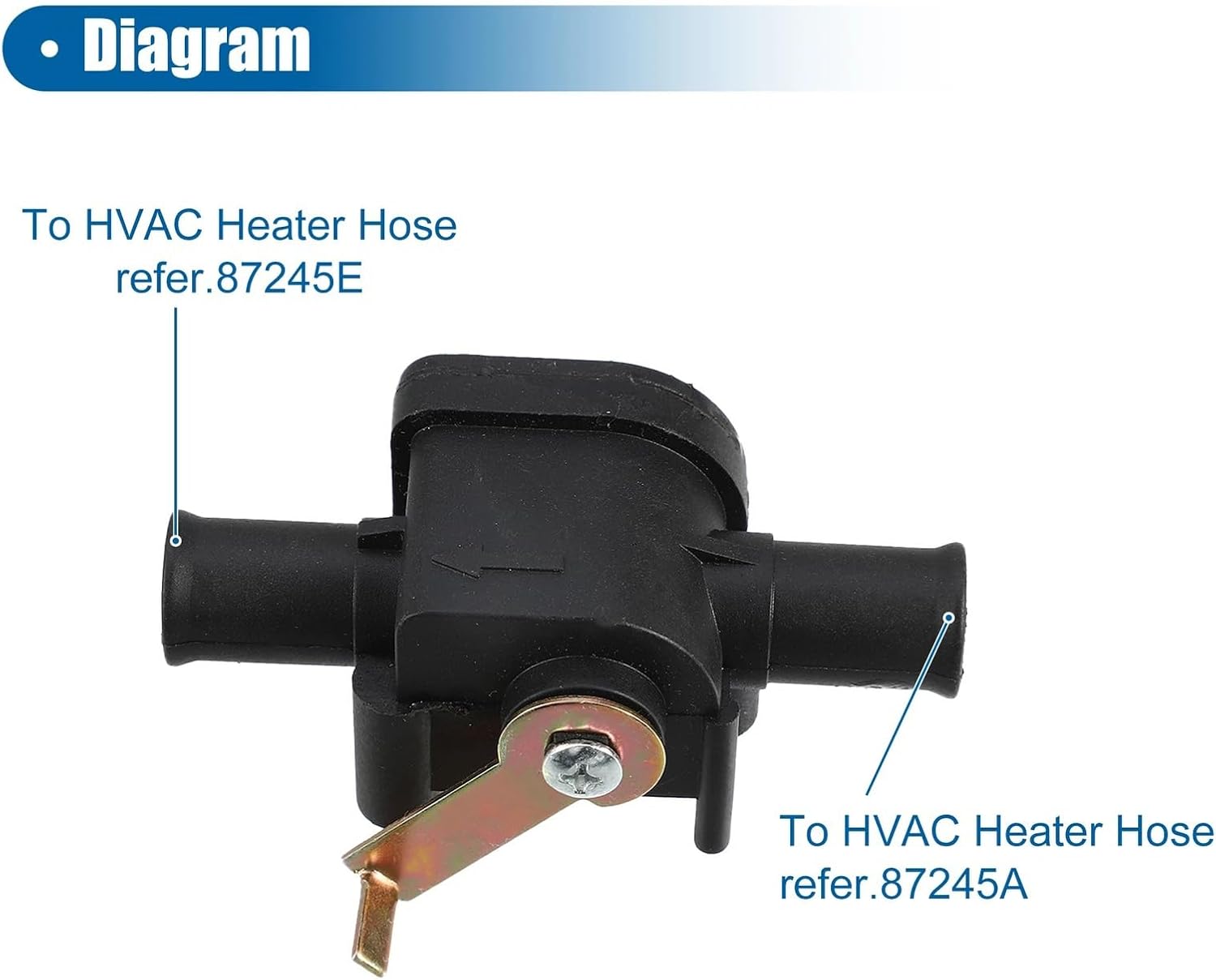 HVAC Heater Control Valve 87240-04020 Suitable for Toyota Tacoma 1995-2000 DLX, SR5 4 Cyl 2.4L, 4 Cyl 2.7L, 6 Cyl 3.4L